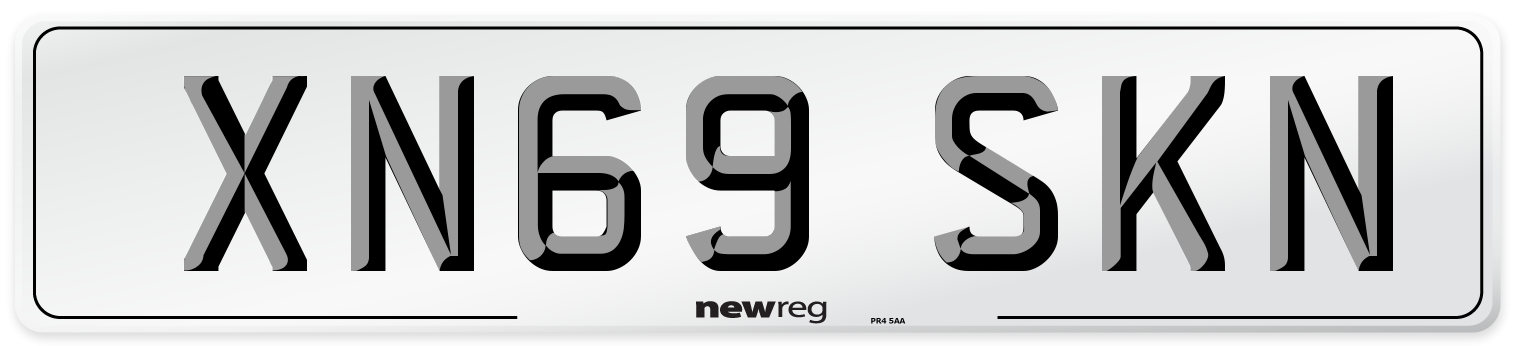 XN69 SKN Number Plate from New Reg